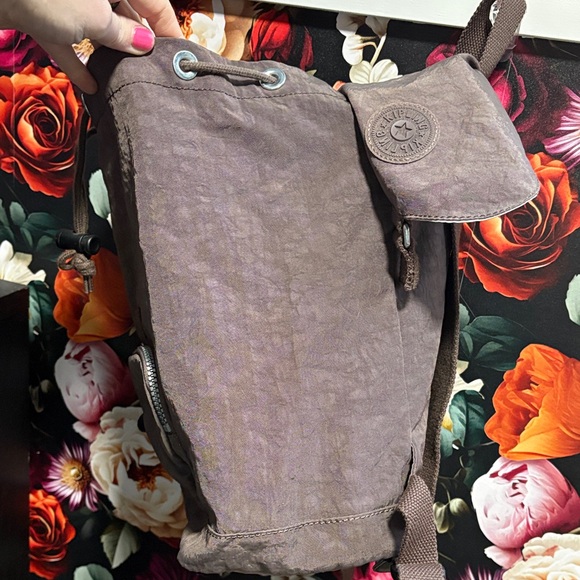 Kipling Dark Brown Backpack - Picture 6 of 8